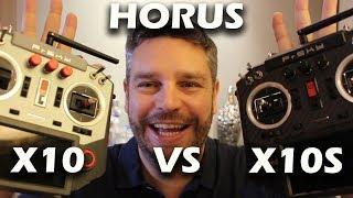 HORUS X10S vs HORUS X10 - Comparativo dos rádios da TOP de linha da FrSky