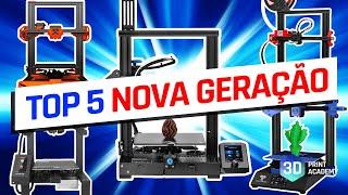 5 IMPRESSORAS 3D BOAS E BARATAS de NOVA GERAÇÃO (2020)