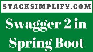 REST API Documentation using Swagger2 in Spring Boot