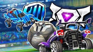 FREESTYLE 1v1 vs ELKE RANK in Rocket League (LASTIGE CHALLENGE)