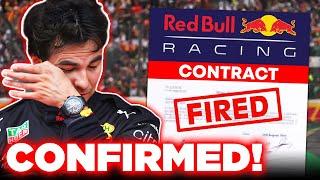 BREAKING NEWS: Red Bull FINALLY TERMINATED Sergio Perez from F1 2025!