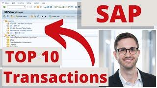 Top 10 SAP Transactions every SAP user MUST know | SAP Tip 