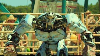 Робот Эмбуш против Быка (Чёрного Грома) | Живая сталь (2011) HD