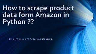 How to scrape data from amazon using python | Tutorial
