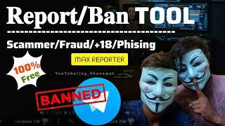 How to ban telegram channel | scammers/fraud telegram account report by max reporter @jayghunawat