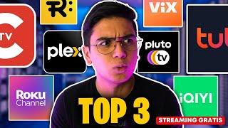  ¿Cuál es la MEJOR PLATAFORMA de STREAMING GRATUITA 2023? TUBI, Pluto TV, Canela TV, ViX, RunTime