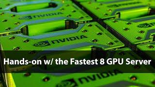 Hands-on with an 8x NVIDIA Tesla V100 SXM3 Server with NVSwitch