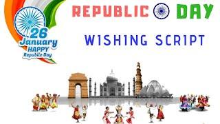 Happy Republic Day 2019 Wishing Script || 100% Free