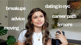 GRWM + Let's Chat | Going through a breakup, leaving NYC, dating stories, & more