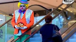 Забавный розыгрыш с клоуном в Бразилии ⁄ Пранк