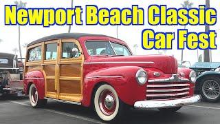 Newport Beach Classic Car & Truck Festival 2024 At Balboa Pier