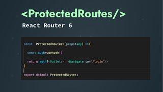 react router v6 tutorial Public Route and Protected Routes with Dashboard Example