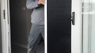 Retractable flyscreen doors