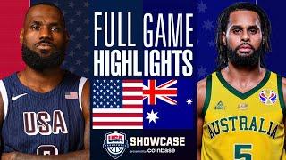 USA vs Australia Full Game Highlights - Friendly International - July 14 2024