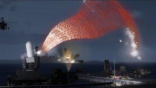 Air Defense system Jet Explodes Mid-Air after hit by C-RAM System - CIWS - Military Simulation ArmA3