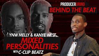 The Making of YNW Melly Ft. Kanye West "Mixed Personalities" w/ C-Clip Beatz