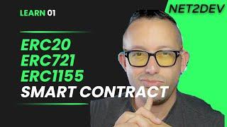 Simple ERC20 ERC721 and ERC1155 Smart Contract Tokens Explained