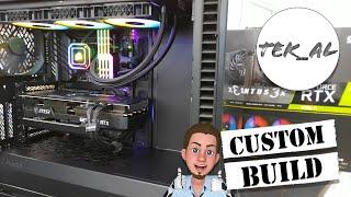 Fractal Design Define 7 Build with 128GB of RAM | iCue H150i Elite Capellix | 3080 Ti (time lapse)