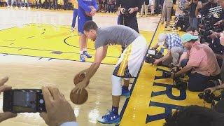 Stephen Curry Pregame Warmup Show | Thunder vs Warriors | Game 7 | May 30, 2016 | 2016 NBA Playoffs