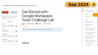 Get Started with Google Workspace Tools: Challenge Lab | #GSP376 | #qwiklabs | #Arcade