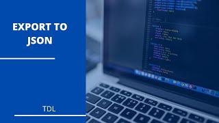 Export a report to JSON format | TDL | Tally Customization | Tally Developers