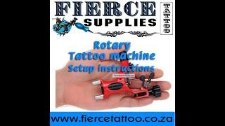 Rotary Motor Liner or Shader Tattoo Machine setup Instructions