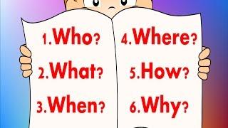 6 Questions | Fun Reading & Writing Comprehension Strategy For Kids | Jack Hartmann