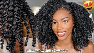 VOLUMINOUS + JUICY TWIST OUT  feat. NEOCURLY | Slim Reshae