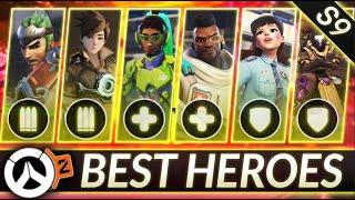 BEST HEROES LIST - Season 9 Meta OVERVIEW - Overwatch 2 Guide