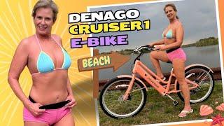 Denago Beach Cruiser 1 Step Through Electric Bike: Ride in Style and come with me on a ride!