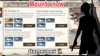 Lifeafter/ mount snow quest/ Gameveev ️