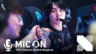 MIC ON // 強すぎSugar!! | VCT Pacific 2024 Stage 2 Voice Comms