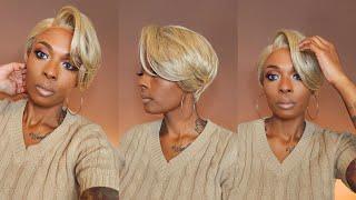 $21 Sandy Blonde Wig | Outre Glueless Synthetic HD Lace Front Wig - ZANA