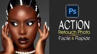 Comment lisser la peau sur Photoshop (Retouche Photo) Action