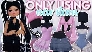 DRESS TO IMPRESS BUT I CAN ONLY USE NEW ITEMS | Roblox Dress To Impress