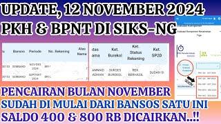 UPDATE LAGI! BANSOS PKH & BPNT TERKINI DI SIKS-NG. PENCAIRAN BULAN NOVEMBER DIMULAI DARI BANSOS INI