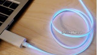 iPhone5Mod Glowing Flash Lightning Cable & Dock