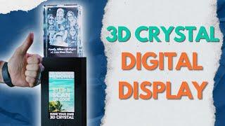 3D Crystal Digital Display with Magical Illumination | The Best Personalised Gift 2024