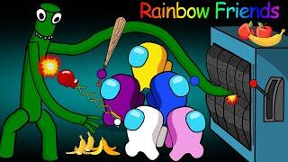 어몽어스 VS Rainbow Friends Funny Game - PEANUT AMONG US ANIMATION