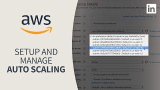 Amazon Web Services Tutorial - Auto scaling your applications