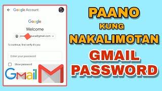 PAANO E RECOVER ANG GMAIL PASSWORD | JOVTV