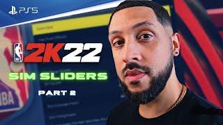 NBA 2K22 (Next Gen) - 12Min HOF Sim Sliders - For MYNBA - Real Stats & Gameplay - PART 2