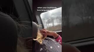 When your boyfriends love language is touch . Cute TikTok Couples #37