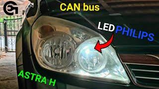 CANbus control Unit LED PHILIPS W5W Parking Light Bulb Install | Opel/Vauxhall Astra H