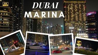 Dubai Marina Tour [4K] Discovering the Beauty of the Waterfront | City Walk ​⁠​⁠@Explorewithkashu