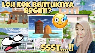 MEREAKSI SECARA BLAK-BLAKAN  BANGUNAN BUATAN KALIAN (JUJUR NO BAPER)| Sakura School Simulator