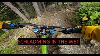 Bikepark SCHLADMING after some HEAVY RAIN POV DOWNHILL 2023