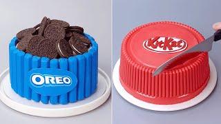 Ultimate KITKAT & OREO Chocolate Mixed Cake |  DIY Chocolate CAKE TRICK | Cake Decorating Ideas