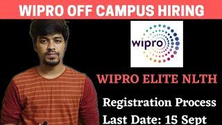 Wipro Off Campus NLTH Recruitment | Registration Opened | BiNaRiEs