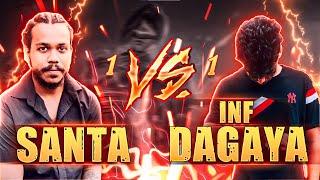 SANTA VS INF DAGAYA 1V1 CUSTOME